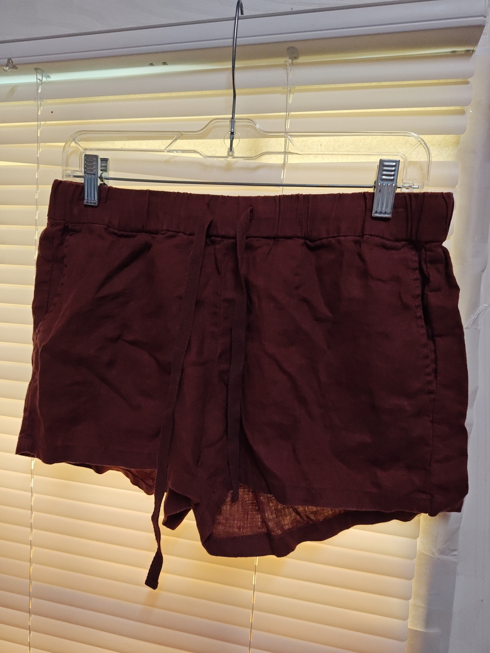 Kut from the Kloth Women's Burgundy Drawstring Shorts